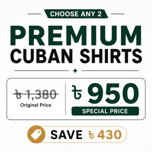 Choose Any 2 Premium Cuban Shirts